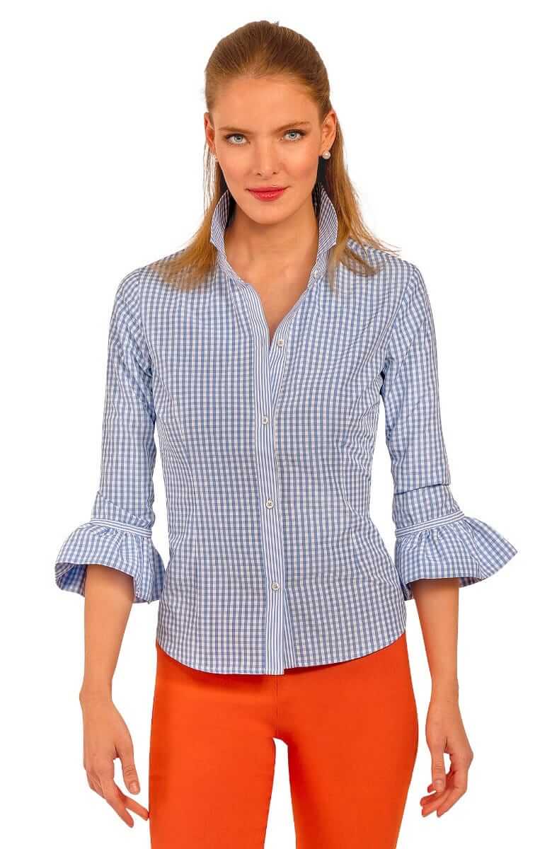 Sunday Charm Gingham Blouse Gretchen Scott