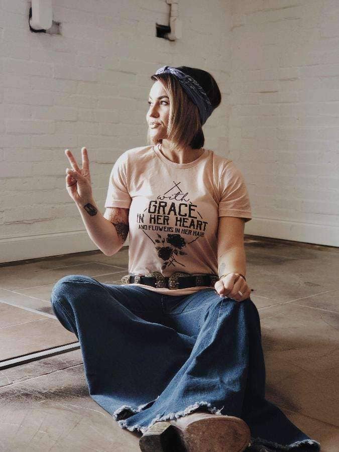 With Grace in Her Heart T-Shirt