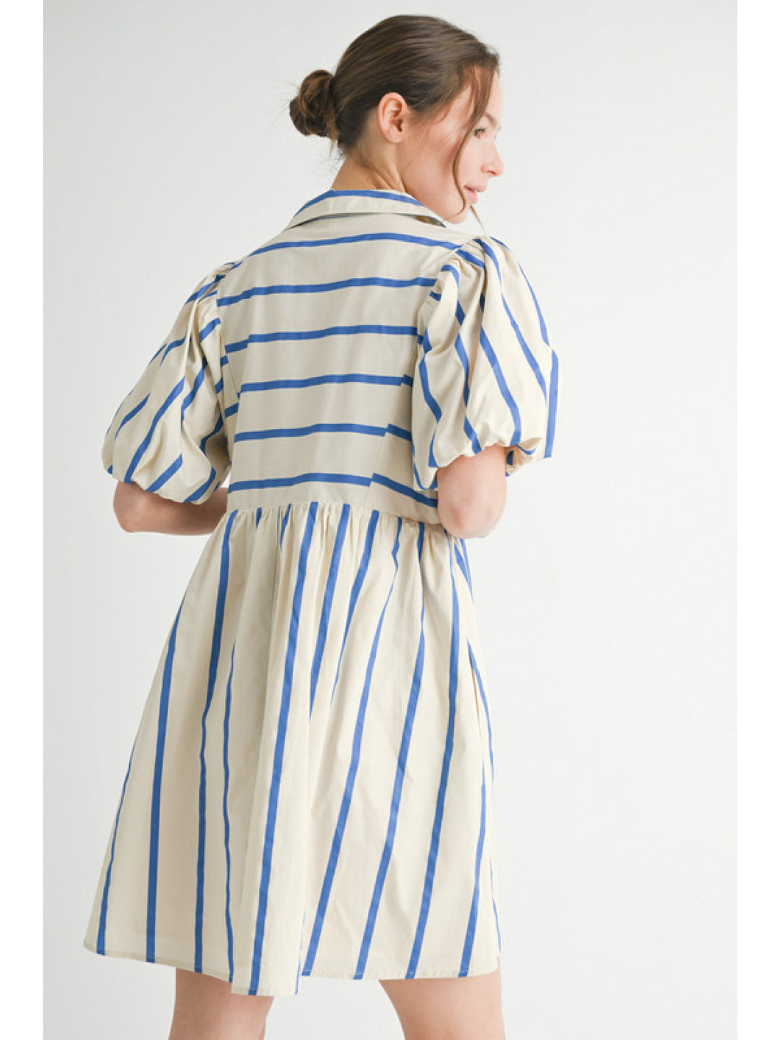 Harper Striped Baby Doll Dress