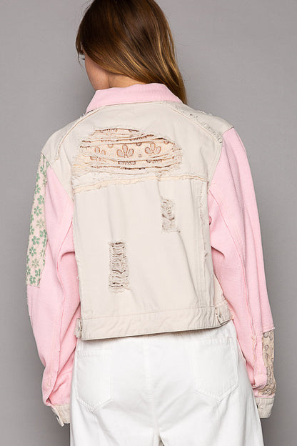 Blush &amp; Bold Crop Jacke