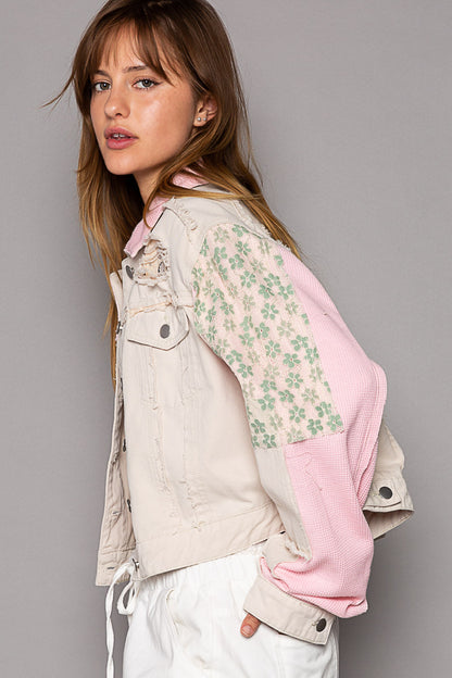 Blush &amp; Bold Crop Jacke