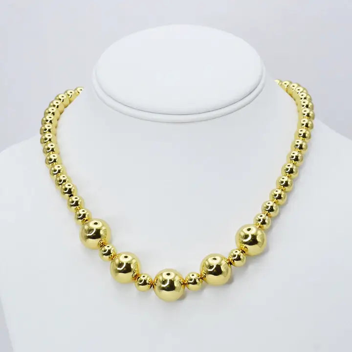 Golden Beads Necklace