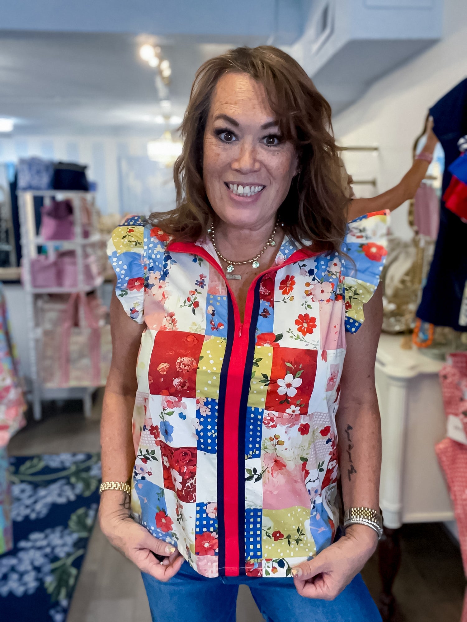 Americana Bloom Top