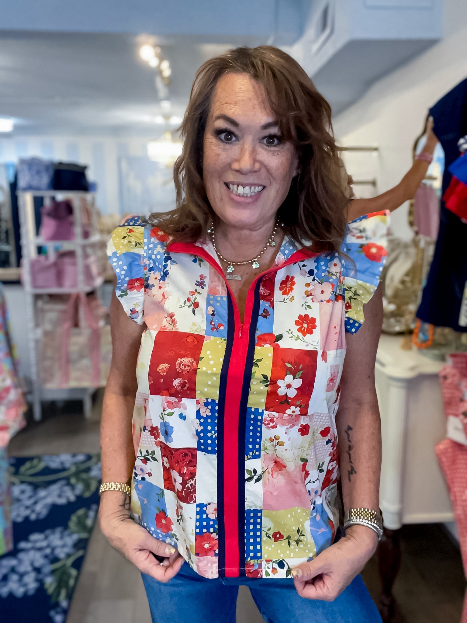 Americana Bloom Top
