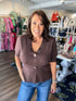Emerson Knit Top - Brown Skies are Blue