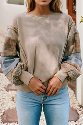 Patchwork Charm Pullover Little Daisy Closet
