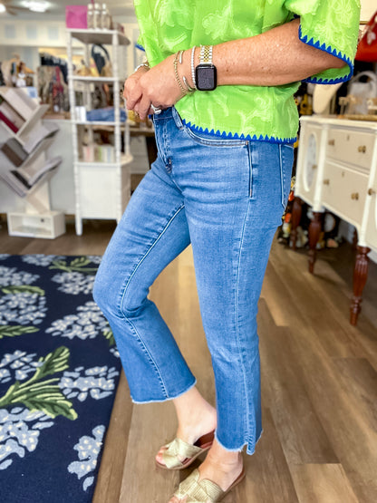 Driftway Crop Flare Jeans Vervet