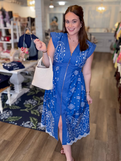 Mariner Stitch Embroidered Dress