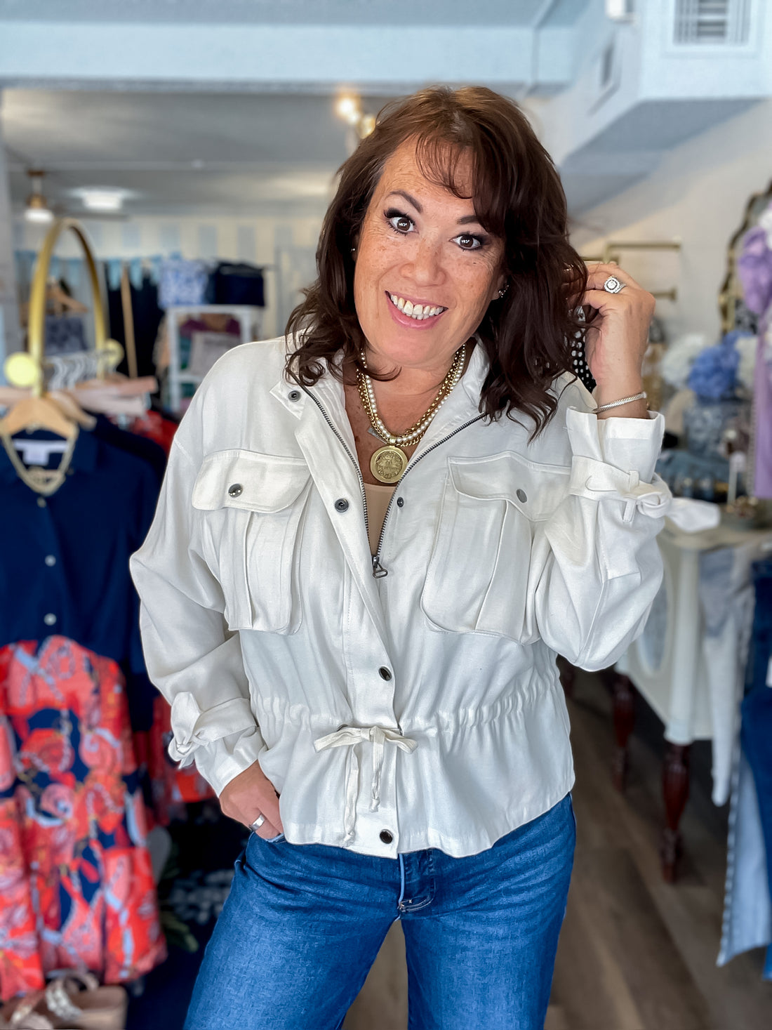 On the Go Utility Jacket Fate