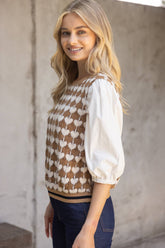 Sweetheart Knit Top VOY