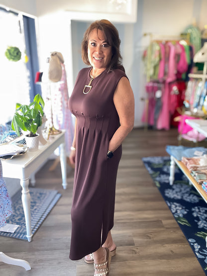 Mocha Manor Dress Entro
