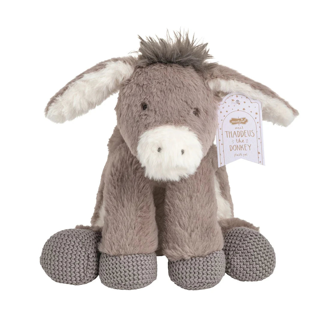 Thaddeus the Donkey Plush Pal