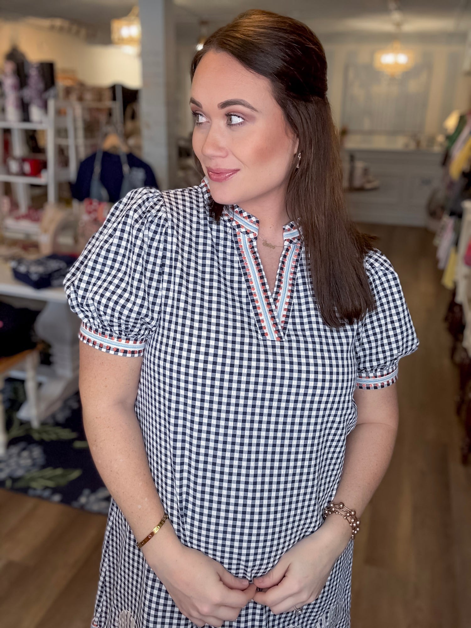 Harper Gingham Dress