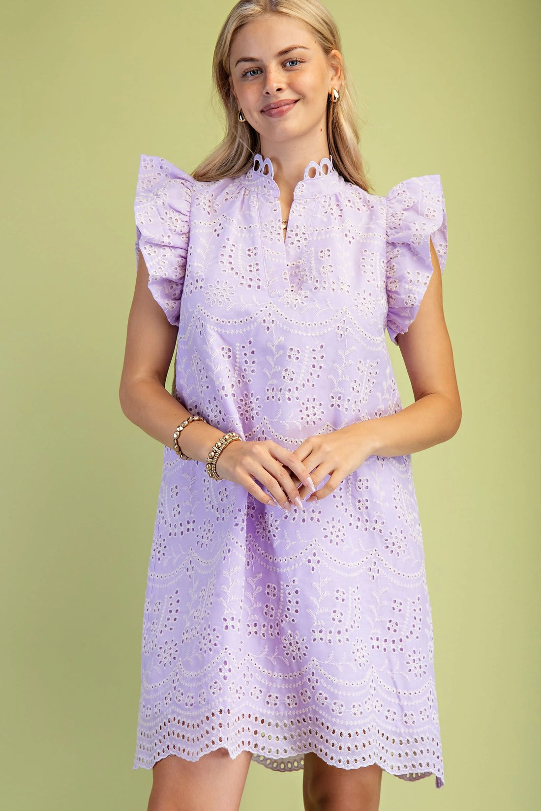Lavender Lace Darling Dress Gigio