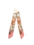 Twilly Scarf (LIGHT PINK/TAN BUCKLE CHAIN) Camel Threads