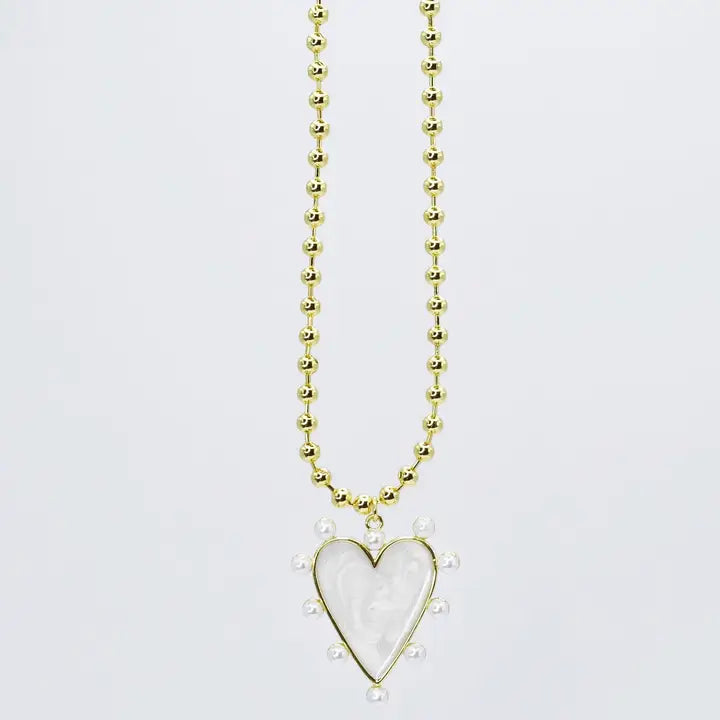 Heart OF Pearls Necklace