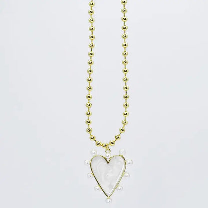 Heart OF Pearls Necklace