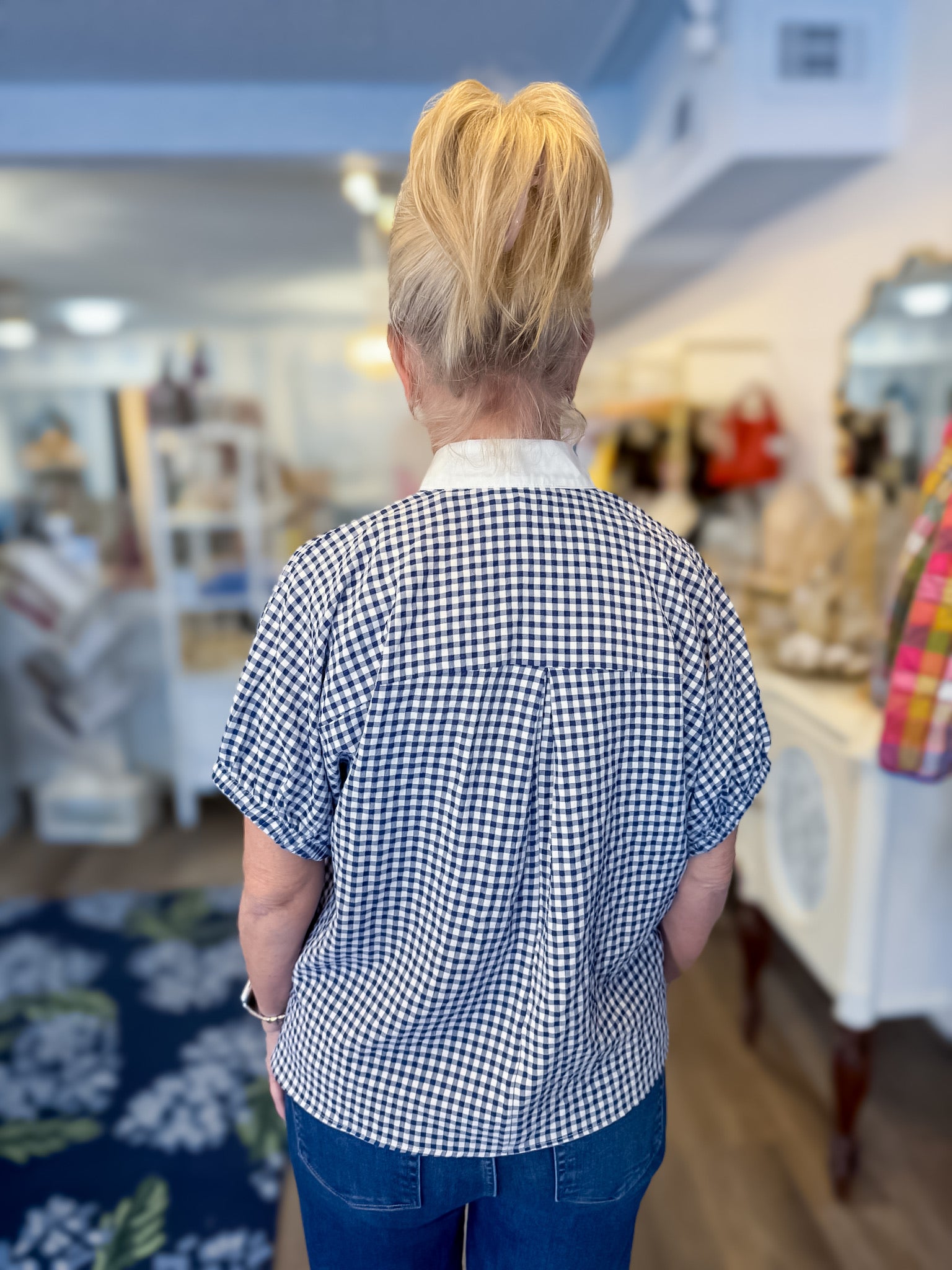 Camden Gingham Popover Entro