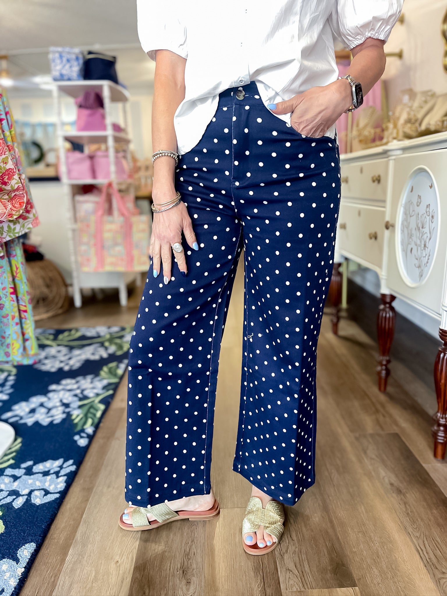 Spot On Wide Leg Pants Entro