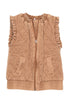 Quilted Ruffle Vest Katydid