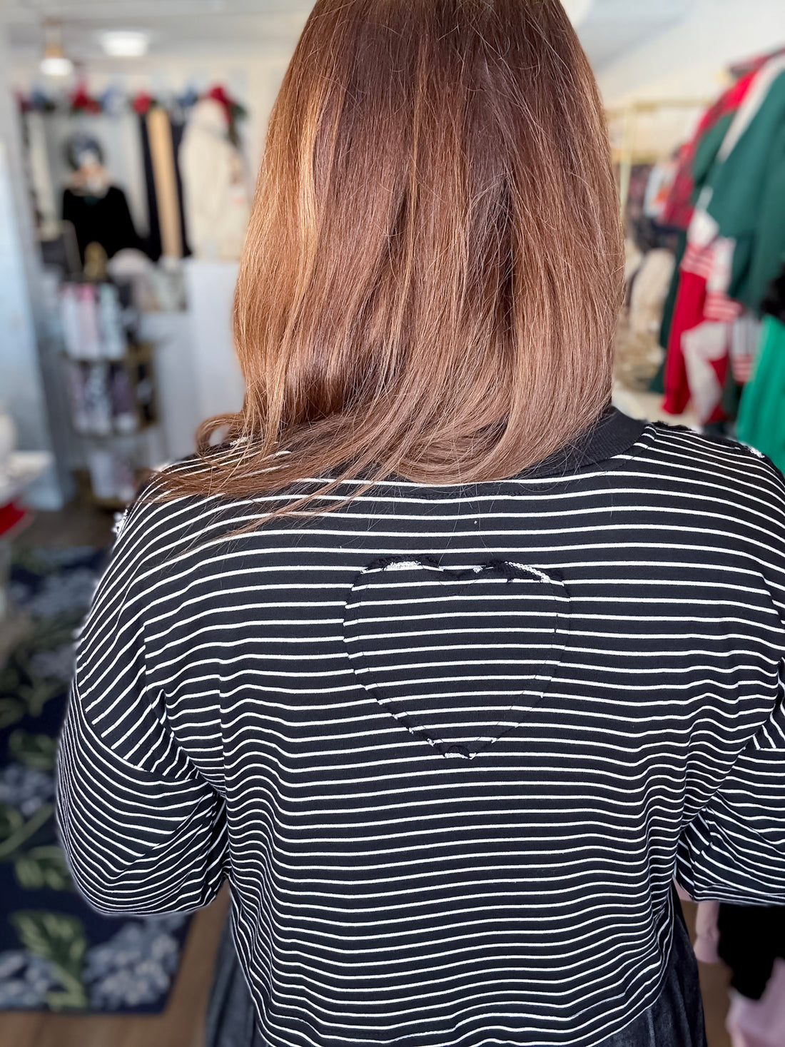 Charcoal Heart Sweater Dress Entro