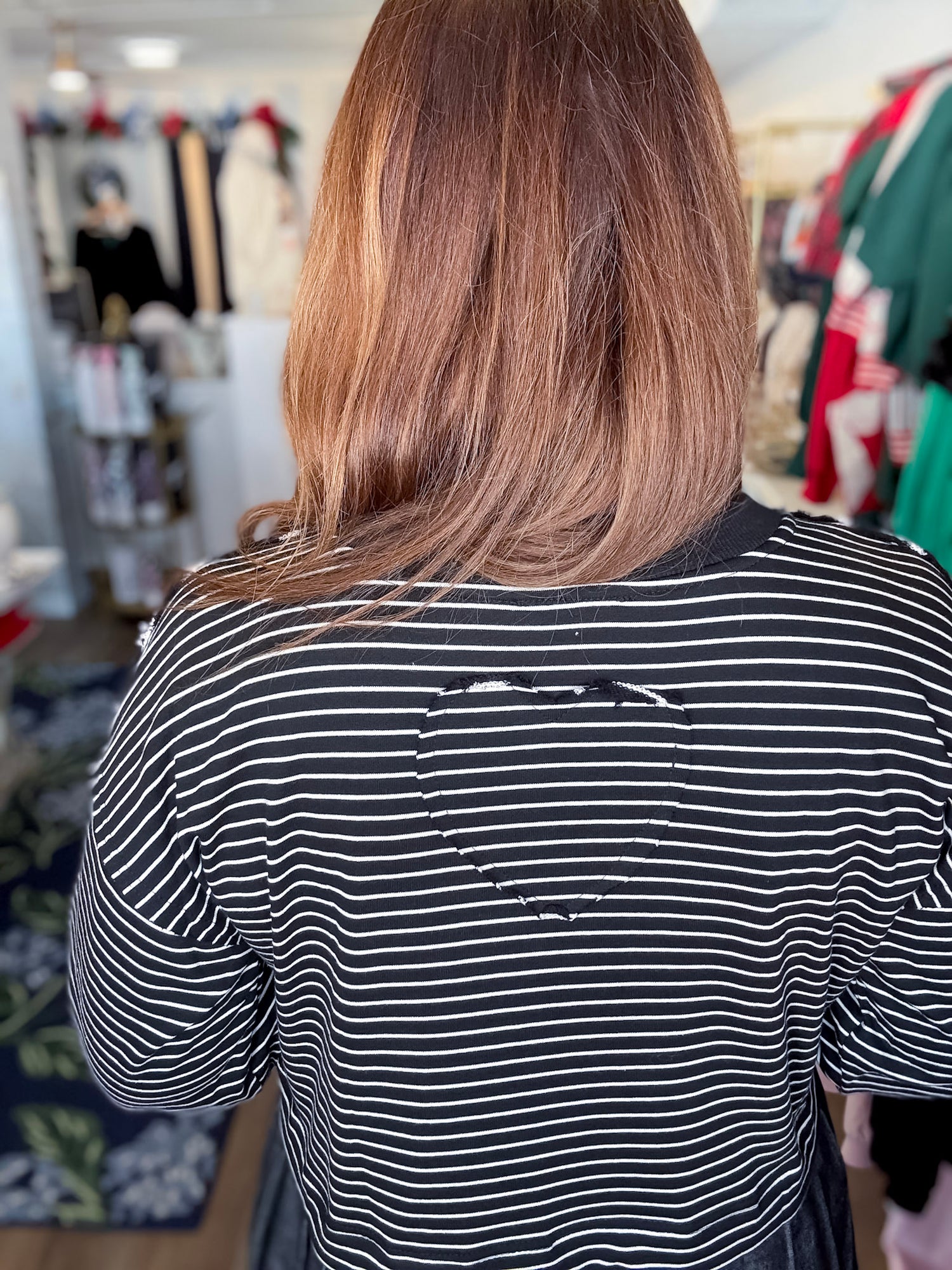 Charcoal Heart Sweater Dress Entro