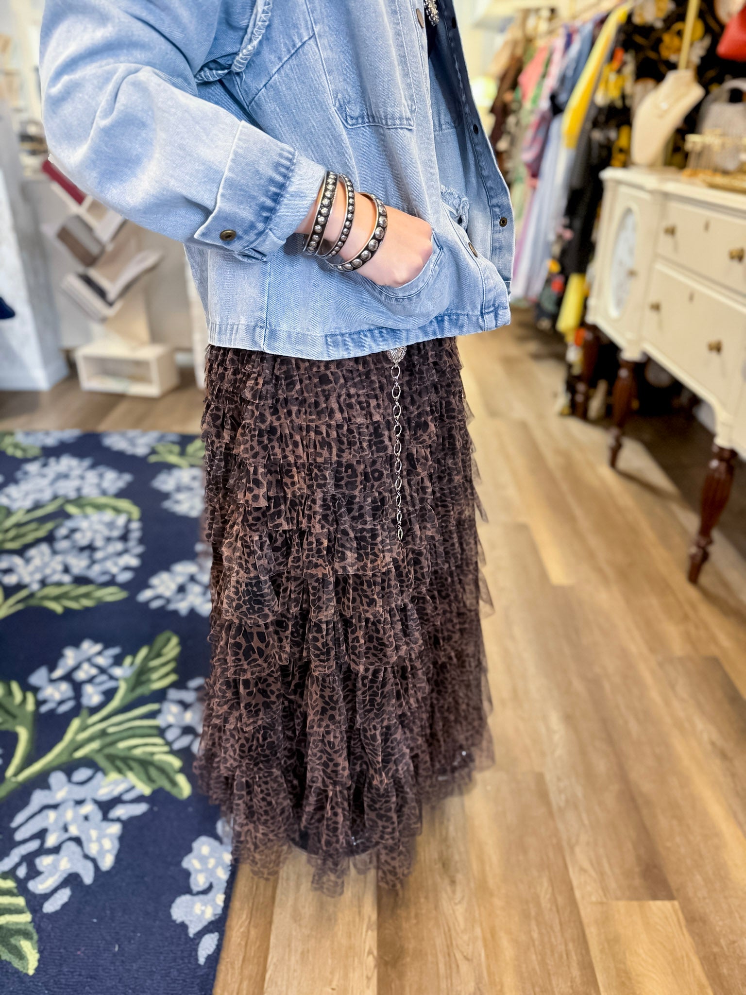 Untamed Beauty Skirt Blue B