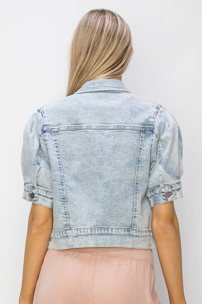 Risen Crop Short Sleeve Jacket