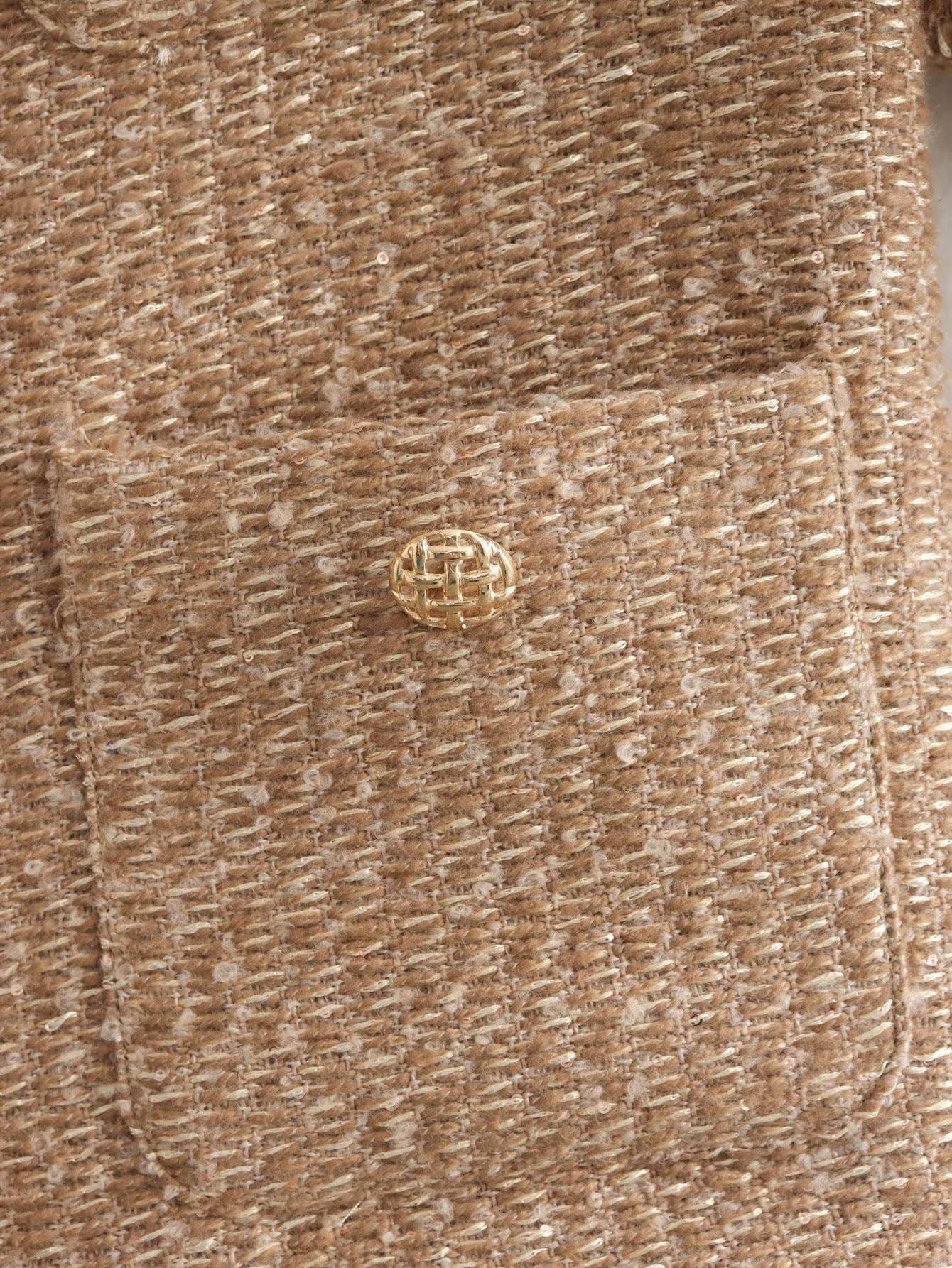 Savannah Tweed Button Jacket