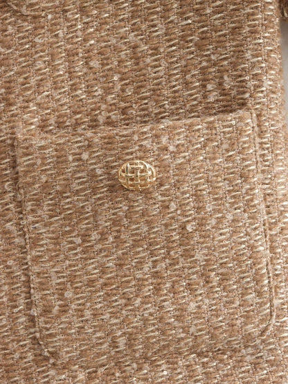Savannah Tweed Button Jacket
