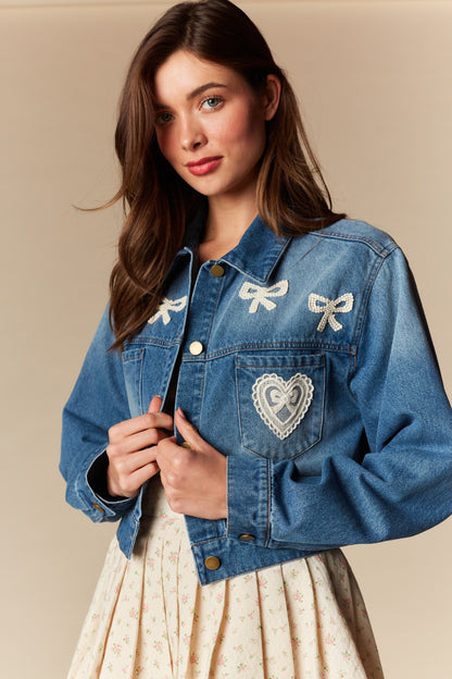 Sweetheart Stitched Jacket