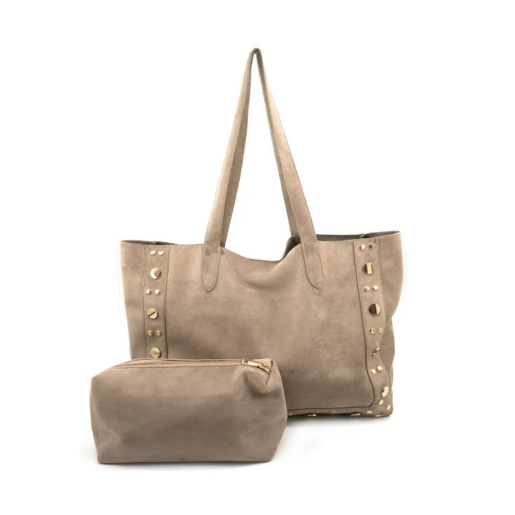 The Madison Studded Tote BC Handbags