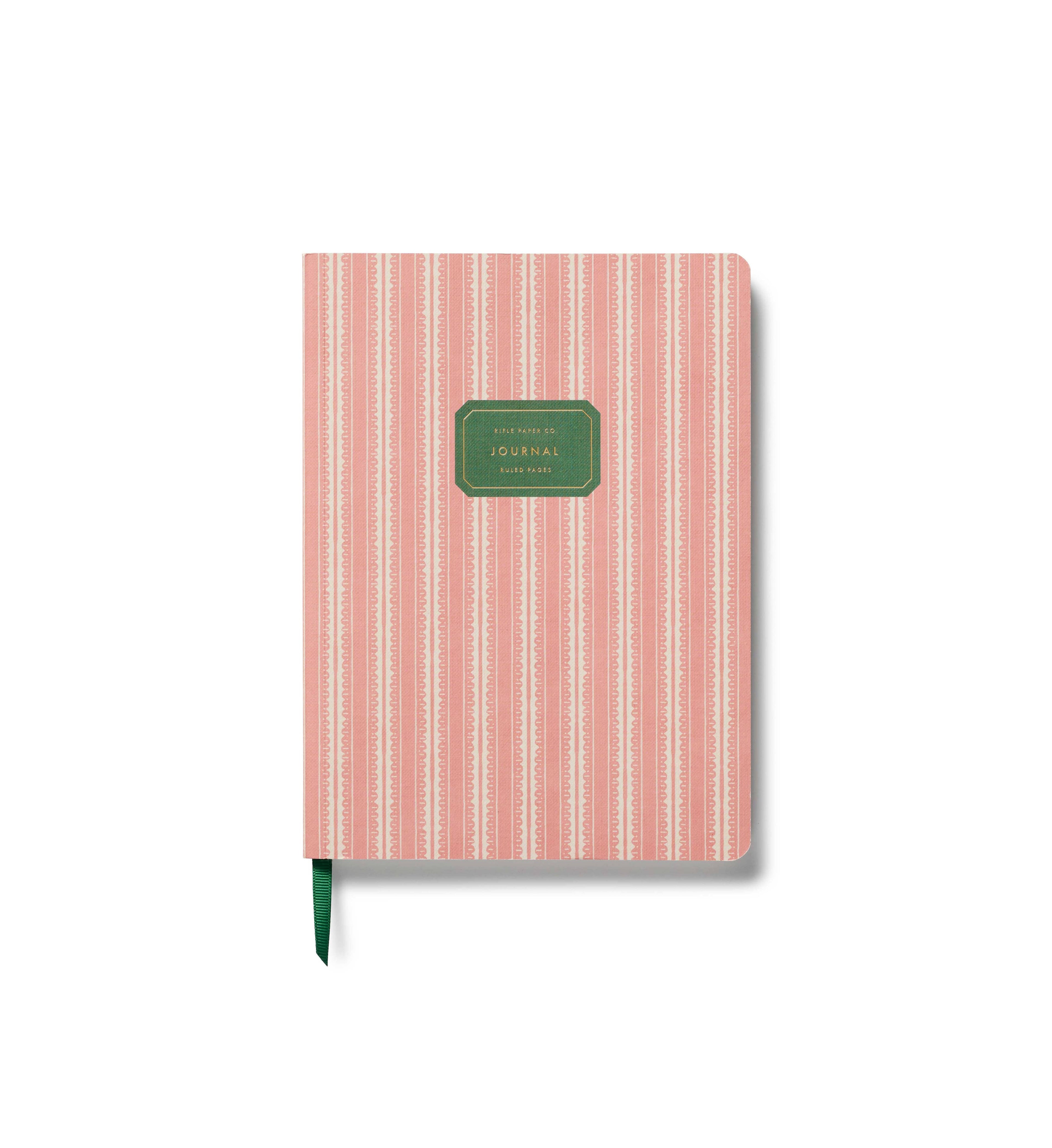 Pinking Stripe Softcover Journal Rifle Paper Co.
