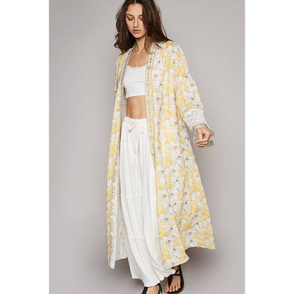 Lucy lace patch cardigan