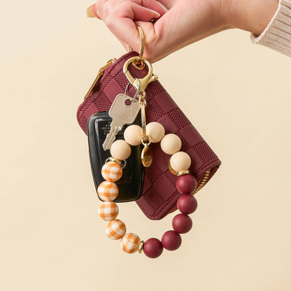 Harvest Gingham Wristlet