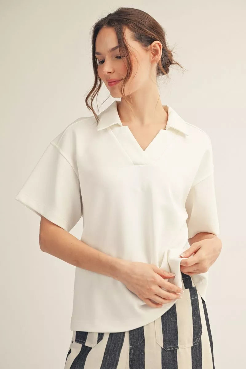 Everyday Ease Top – White Jodifl