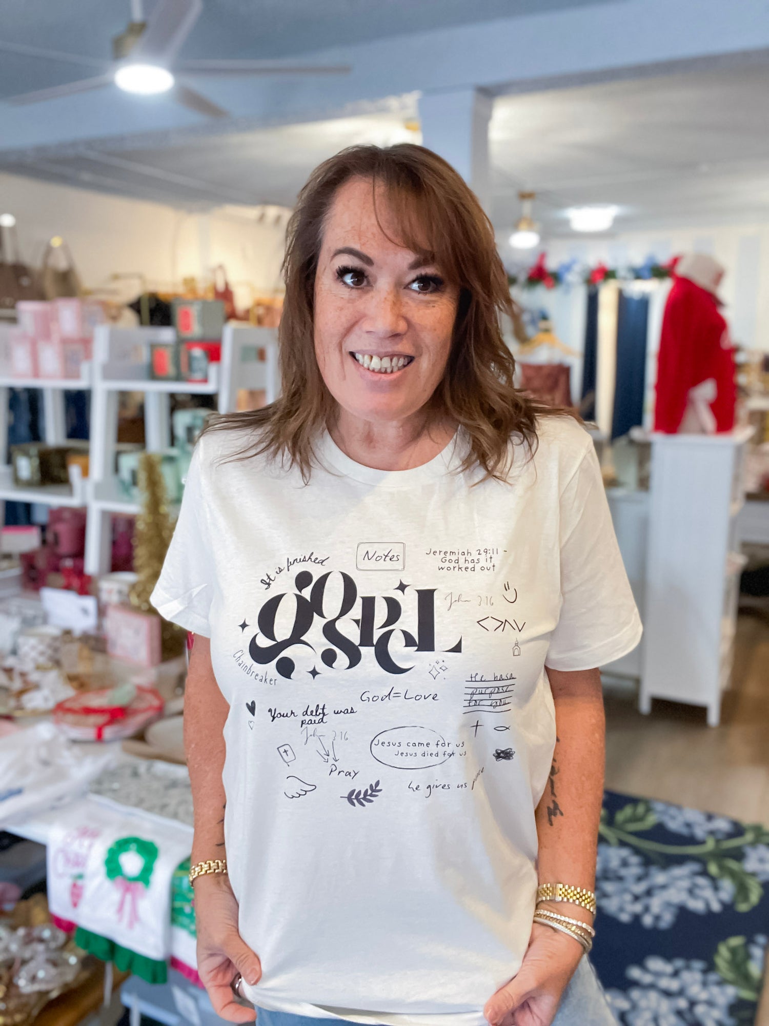 Gospel Notes Tee Threads of Grace