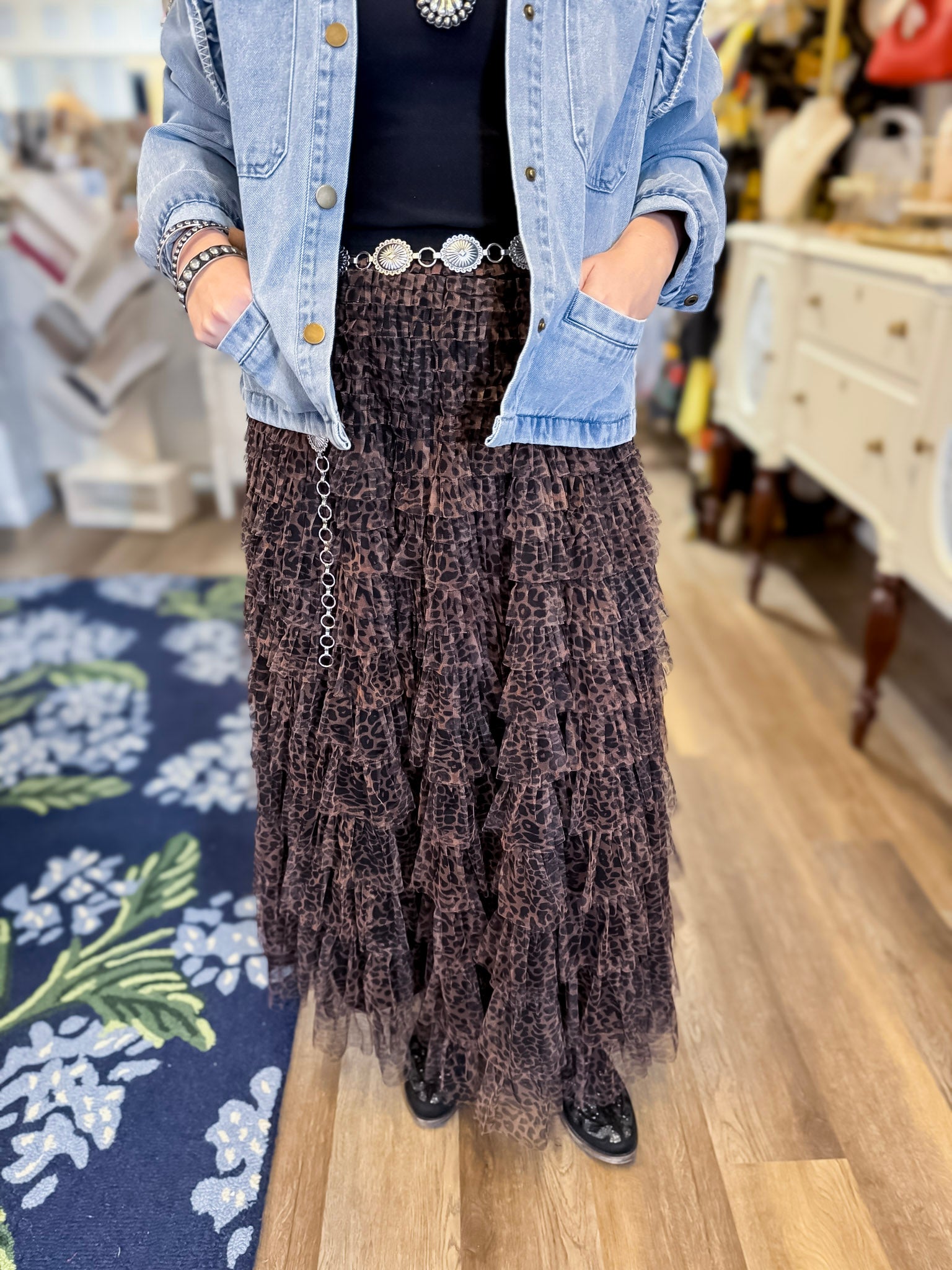 Untamed Beauty Skirt Blue B