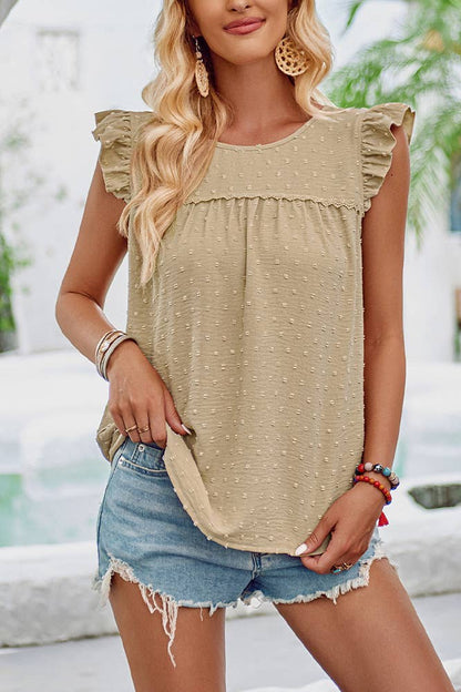 Felicia Flutter Sleeve Top