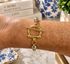 Two-Tone Toggle Link Bracelet Silver and Accessories