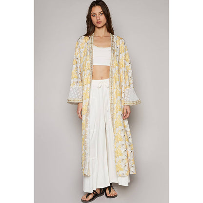 Lucy lace patch cardigan