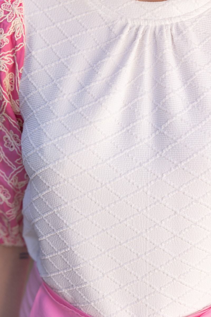 Rosewood Charm Knit Top
