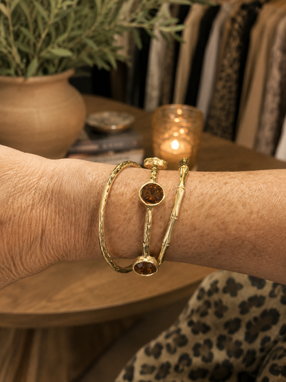Hammered Bracelet Stack SW Trading