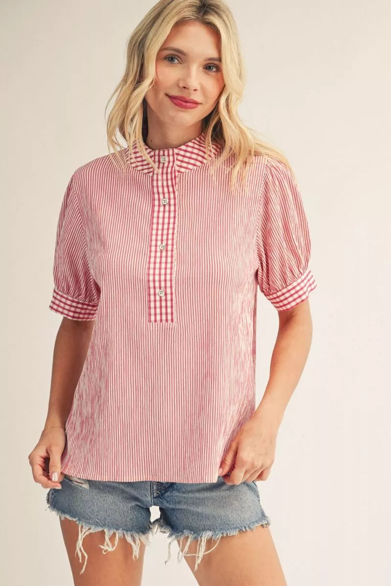 Pink Picnic Top Jodifl