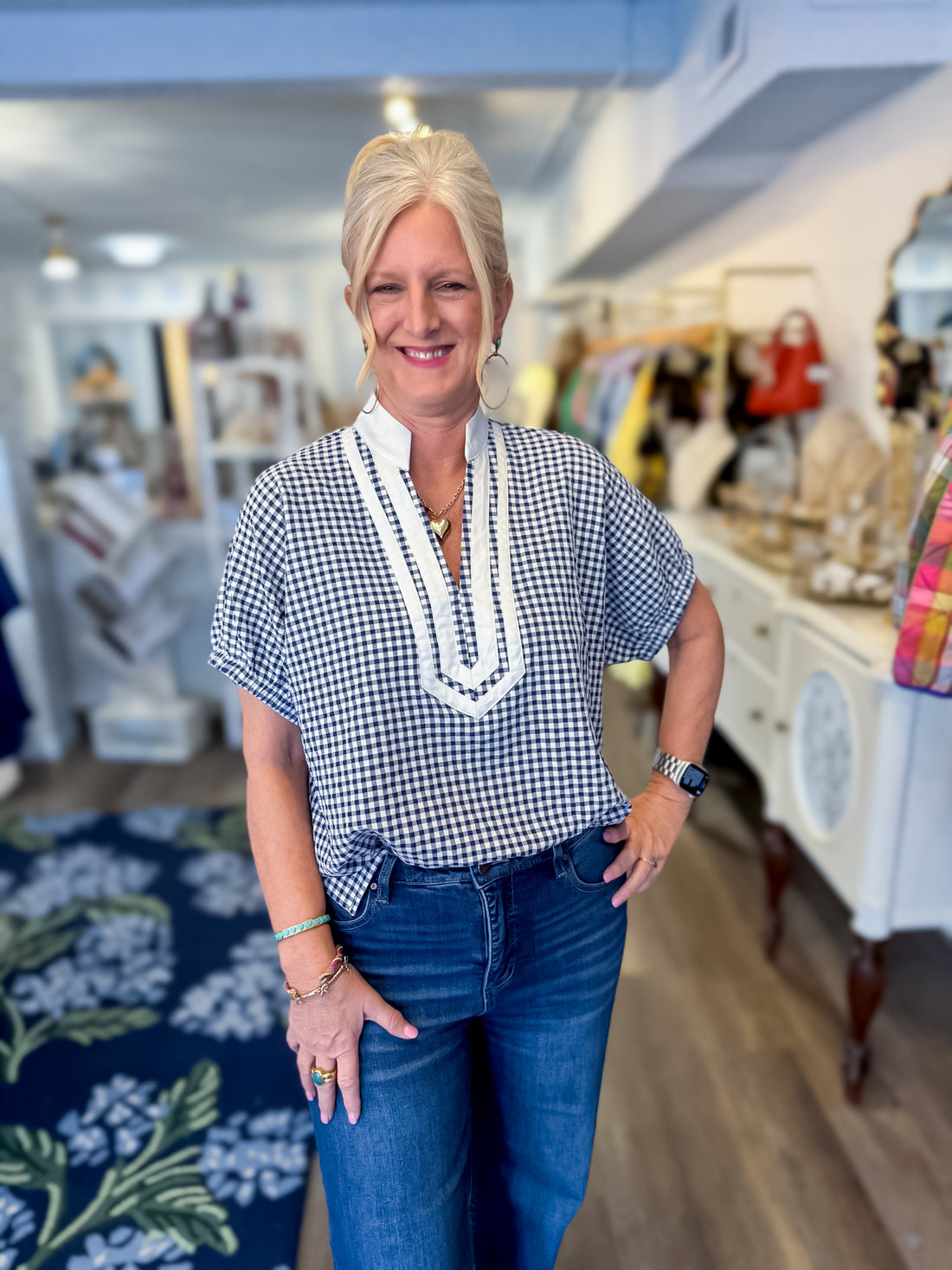 Camden Gingham Popover Entro