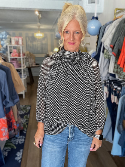 The Blythe Bow Blouse Easel