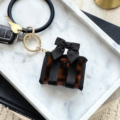 Case-Mate Jelly Tote Keychain – Tortoise Shell Bow Case Mate