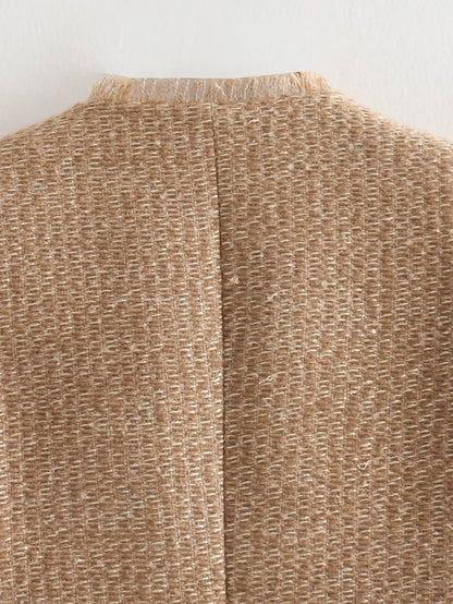 Savannah Tweed Button Jacket