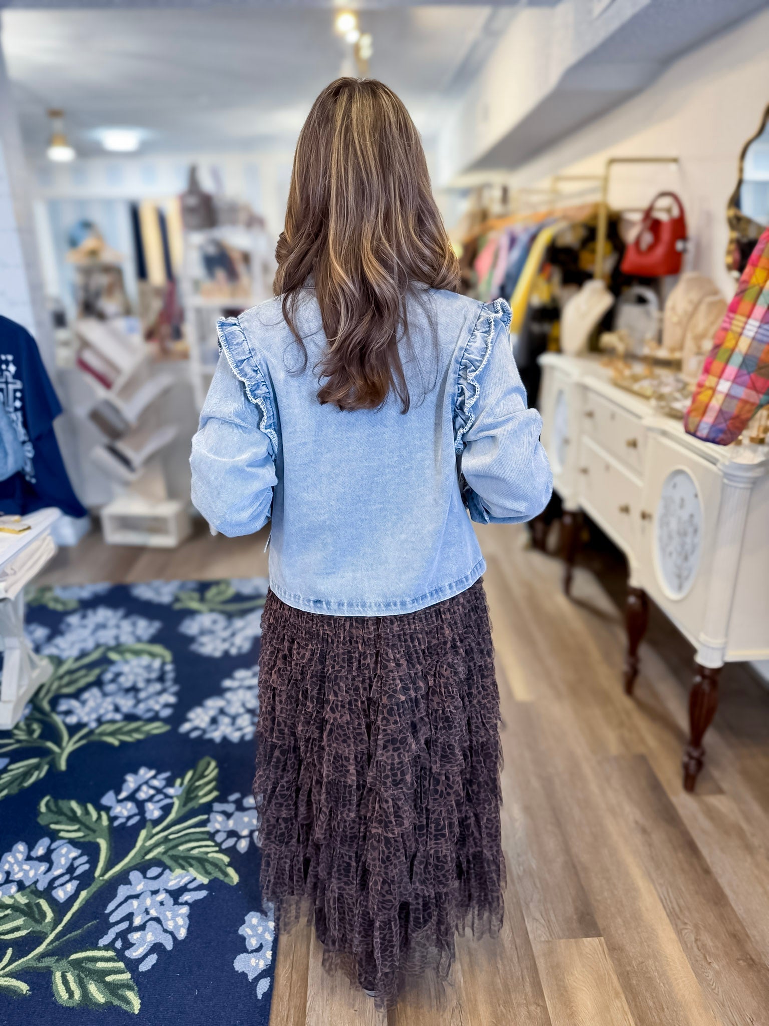 Untamed Beauty Skirt Blue B