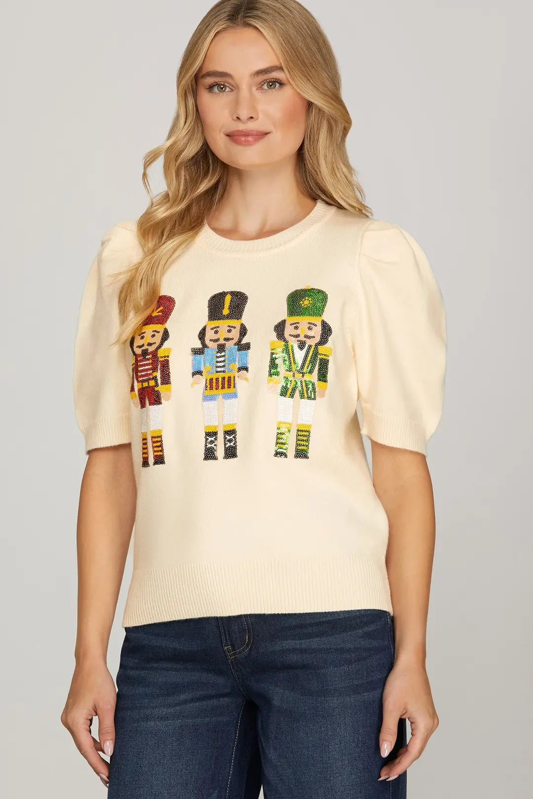 Nutcracker Noel Sweater she&amp;sky